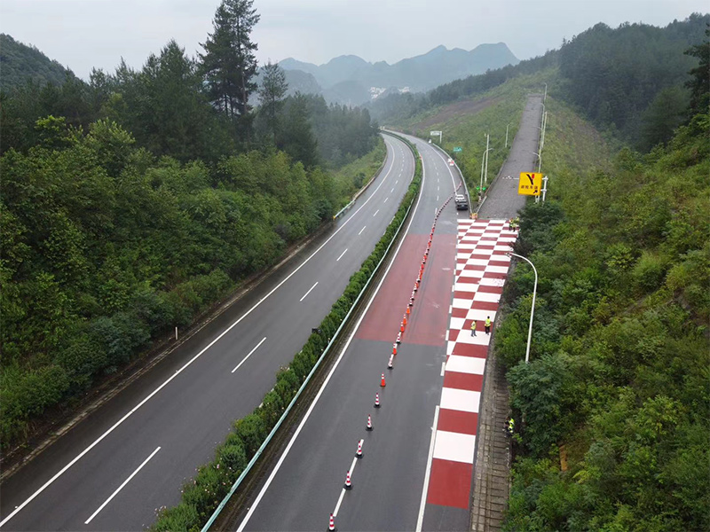 湖南道路標線的工藝與效果